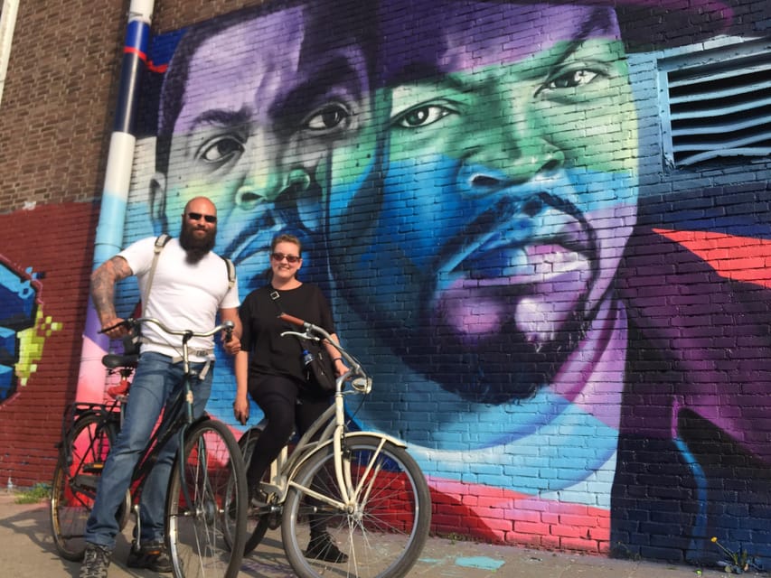Amsterdam: Urban Bike Tour, Graffiti Art & Magnet Fishing - Final call: book it for variety, not for a slow ride