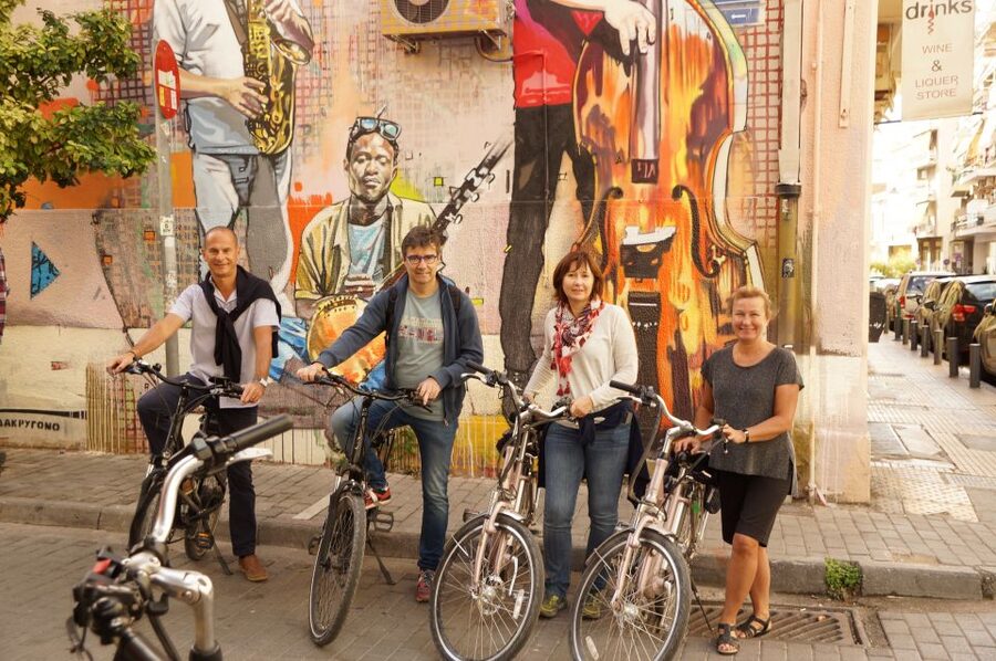 Athens: Greek Life and Street Art Electric Bicycle Tour - What the electric bike changes