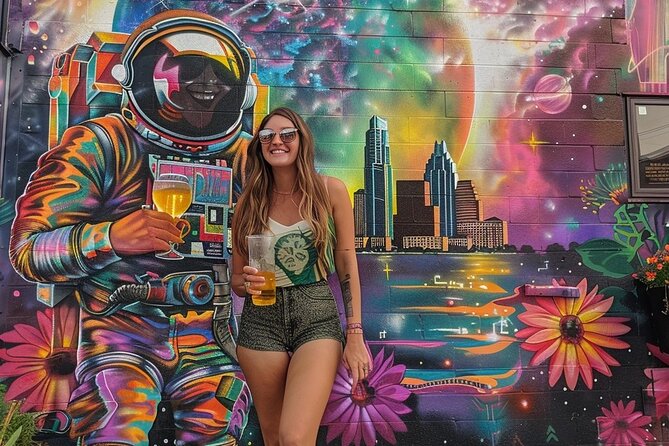 Austin Mural and Instagram Tour by Electric Pedicab - Barton Springs Drive and the Greenbelt add local flavor