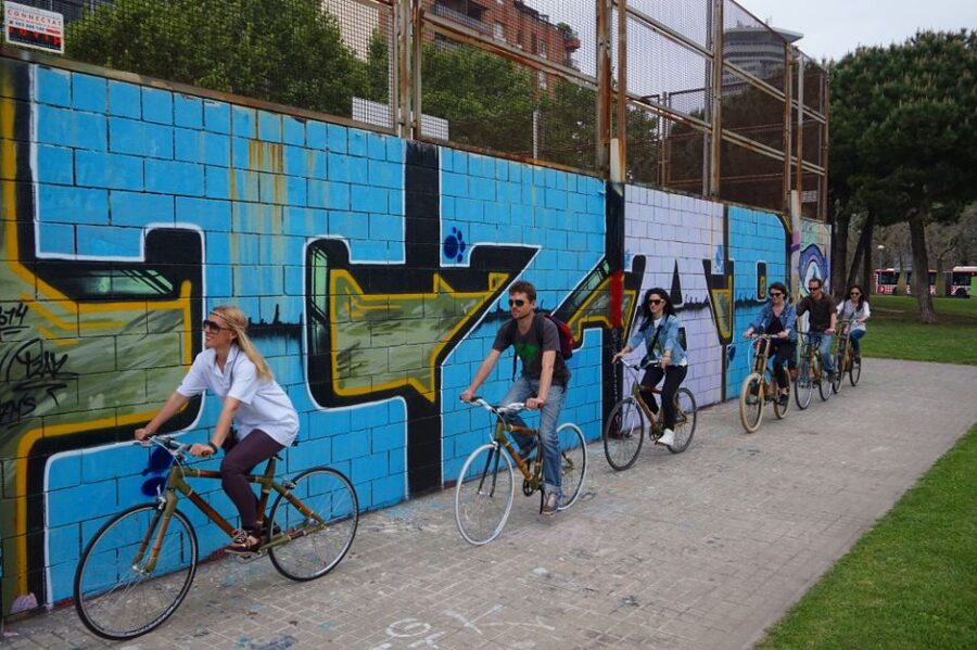 Barcelona: 3.5-Hour Street Art Tour by Bamboo Bike - From central streets to Poblenou’s big walls