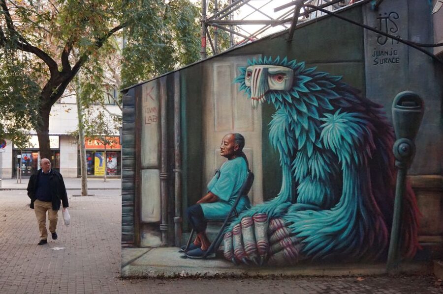 Barcelona: Raval Street Art and Graffiti Walking Tour - Reading murals, tags, and tiny wall details