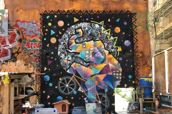 Barcelona Street Art Tour with Exclusive Artist Studios Visit - Jardins de les Tres Xemeneies and Barcelona’s Street Scene