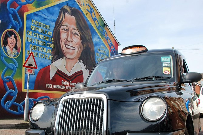 Belfast Famous Black Taxi Tour Political Murals & Peace Wall 2 Hr - Writing a message on the Peace Wall