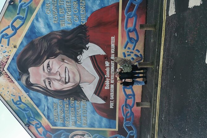 Belfast's Political Mural Taxi Tour - Entering Shankill Road and hearing the other viewpoint