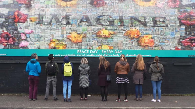 Belfast Troubles : Murals, Street Art, and Peace Wall Tour - From Exchange Street into West Belfast