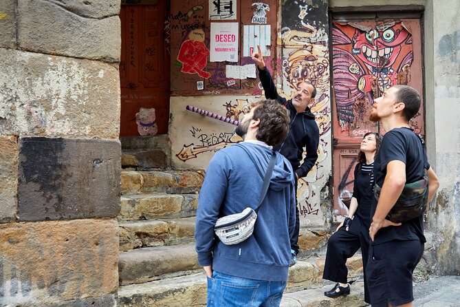 Bilbao Urban and Street Art Walking Tour - Mariaren Bihotza Plaza and the included beer