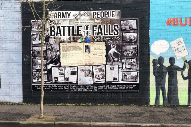 Black Taxi Tour of Belfast – Politics, Murals peace walls Tour - Clonard Monastery and the road to peace