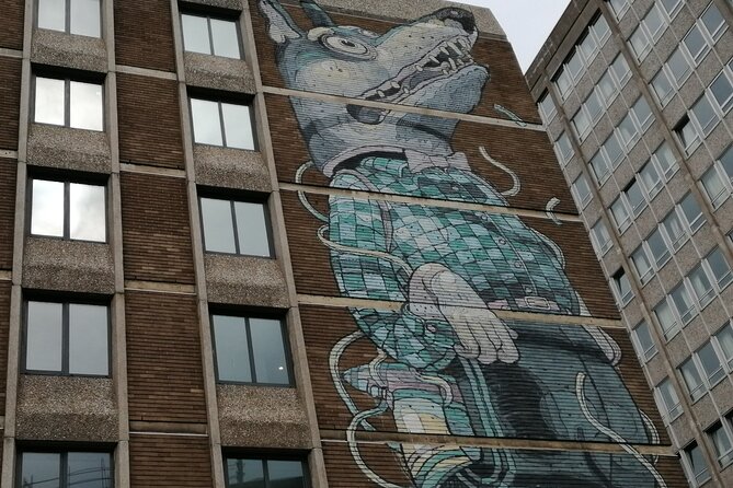 Bristol Street Art: Banksy Exploration Game and Tour - Aryz and a five-storey wall