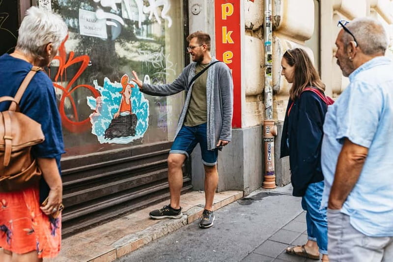 Budapest: Street Art and Underground Movements Walking Tour - Reading the Jewish Quarter one wall at a time