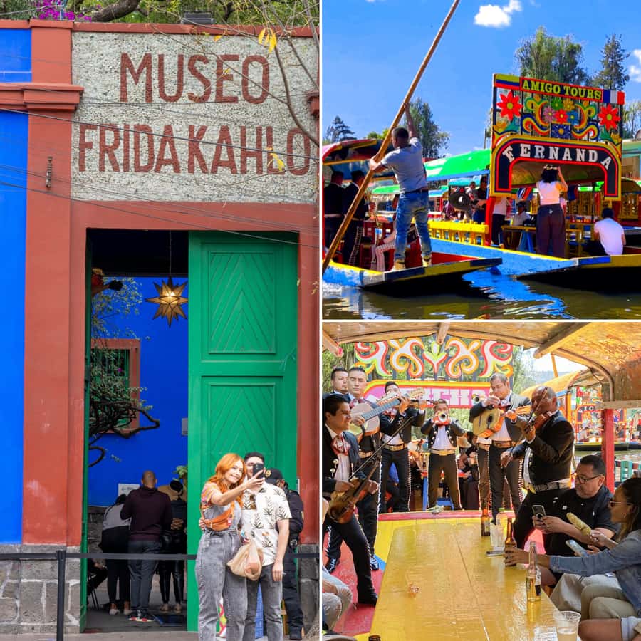 CDMX: Xochimilco, Coyoacan, Frida Kahlo Museum & Murals Tour - The artisan cooperative comes first