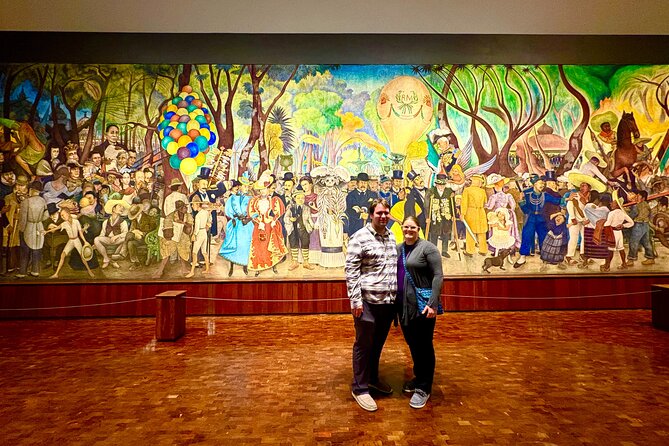 Diego Rivera's murals, hidden treasures - Museo Mural Diego Rivera and one crowded view of Mexico