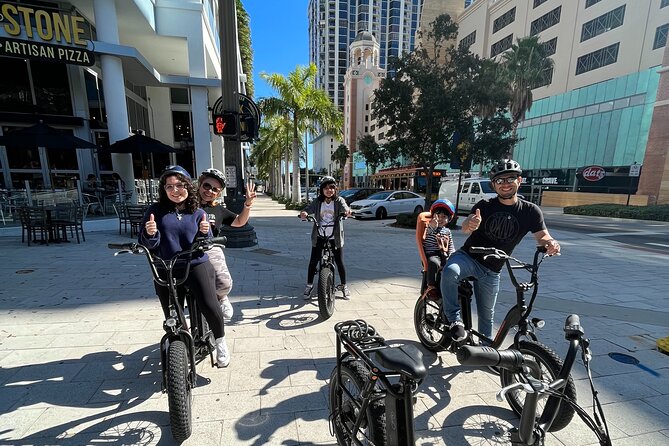 E-Bike Guided Tour Downtown St Pete: Sights & Murals - The St. Pete Pier and seven rebuilds