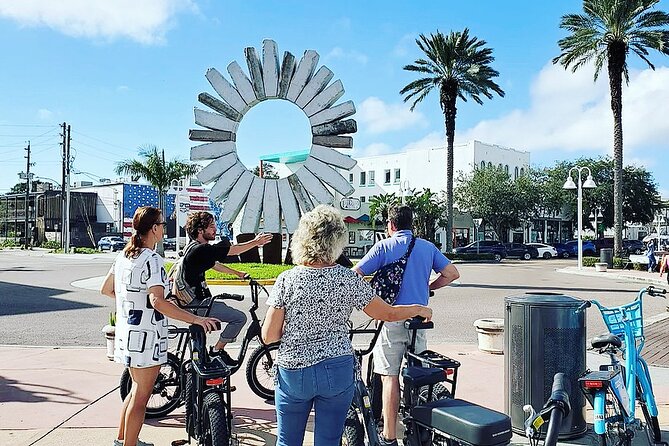 E-Bike Guided Tour Downtown St Pete: Sights & Murals - Pioneer Park and the city’s first founders