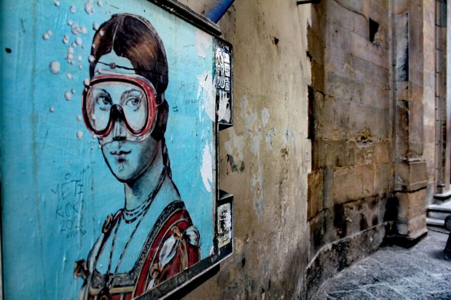 Florence: Street Art Tour - Piazza della Signoria and the old city’s grand finale