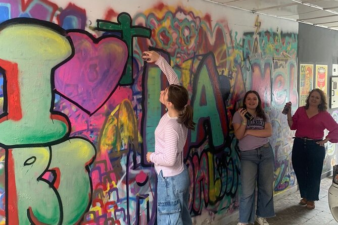 Fun Graffiti Workshop: The Art of Aerosol and Color - A cultural house in Bogotá’s Macarena neighborhood