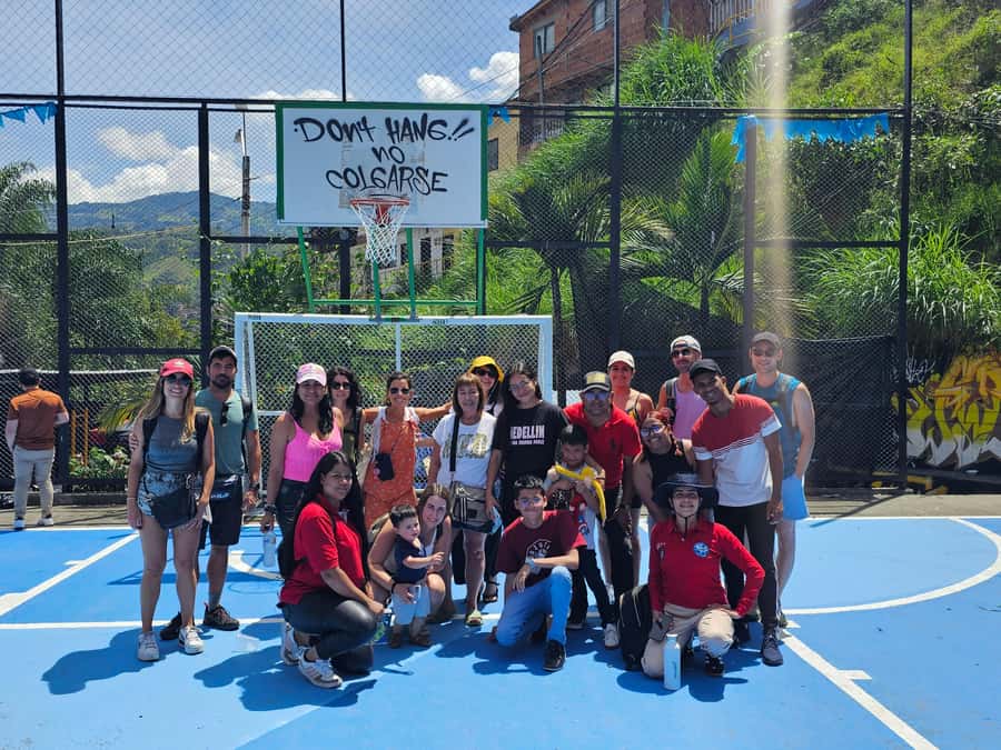 Graffiti Tour comuna 13 and cable car (made by local guides) - Rap, break dance, and the soccer pitch