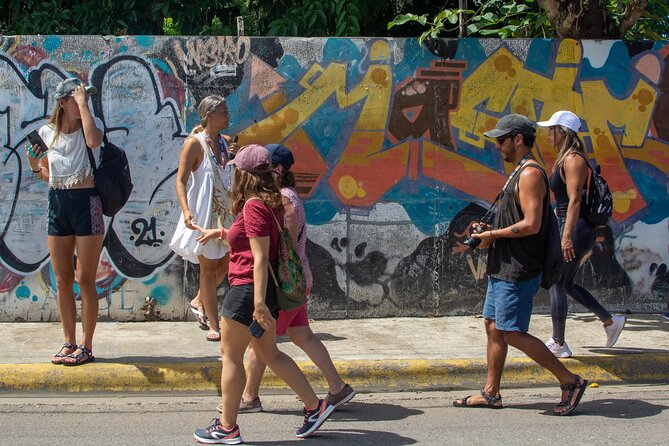 Guided Walking Street Art & Graffiti Tour in Jaco Costa Rica - Reading the murals by the beach and river