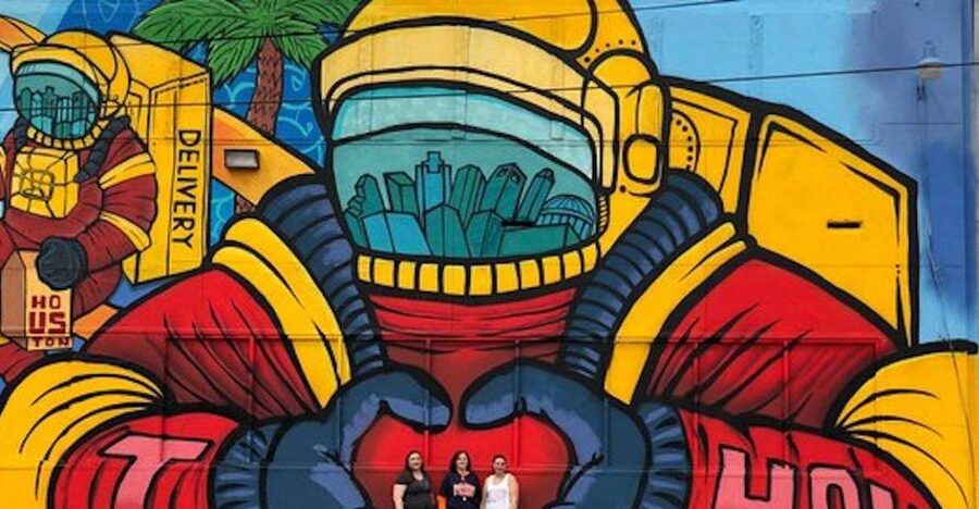 Houston: Mural Tour by Electric Cart - Starting at Space City Birria Tacos