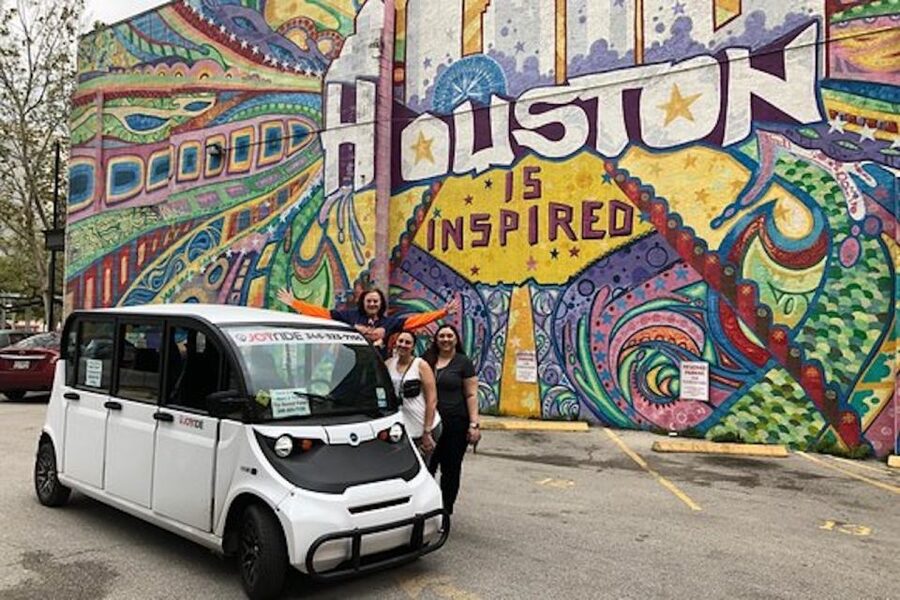 Houston: Mural Tour by Electric Cart - The Houston mural movement, explained on the road