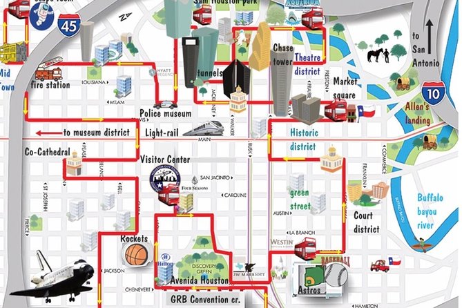 Houston's Official City & Mural Tour! - The Theater District and Houston’s performance halls