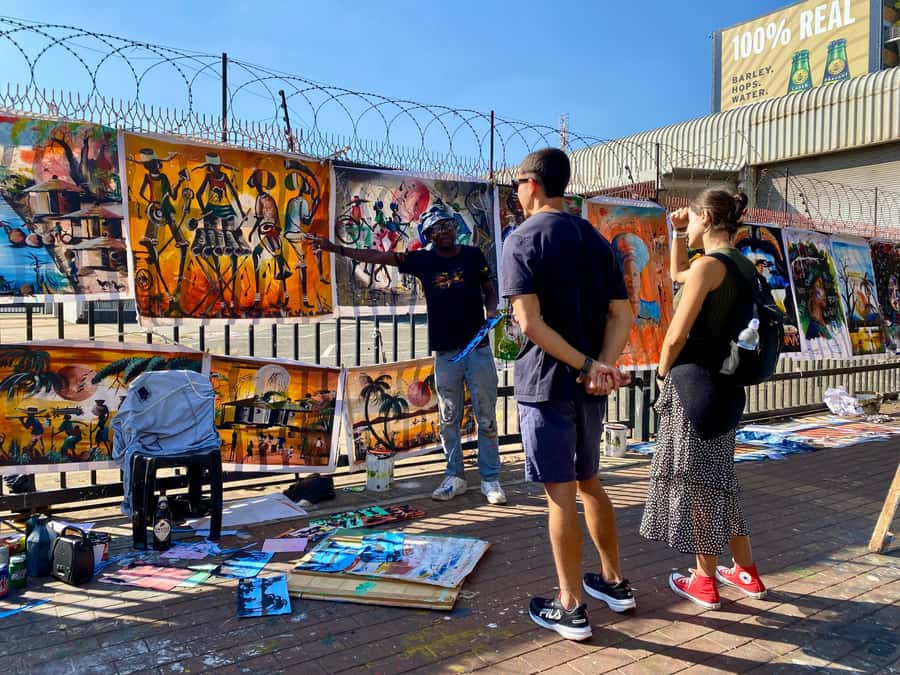 Johannesburg: Street Art and Culture in Maboneng! - A viewpoint and a look at daily life