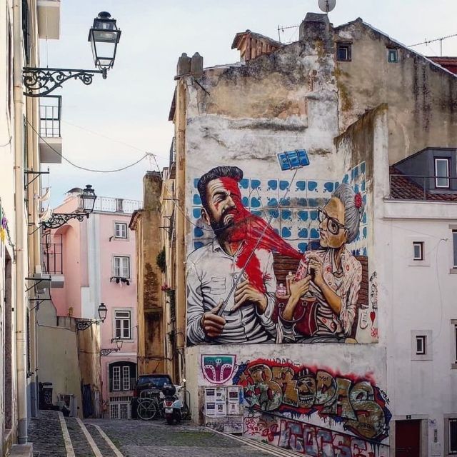 Lisbon 3-Hour Street Art Tour - Graça: murals, stairs, and city views