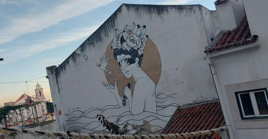 Lisbon Street Art Lovers Walk - Miradouro da Graça and the final view