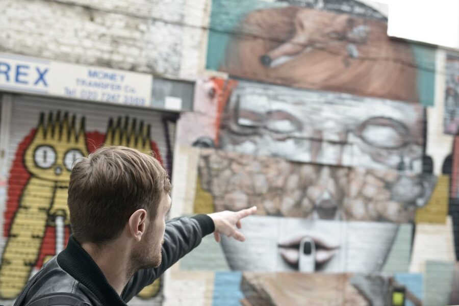 London: Street Art and Graffiti Guided Walking Tour - Starting beneath the White Goat Statue at Spitalfields