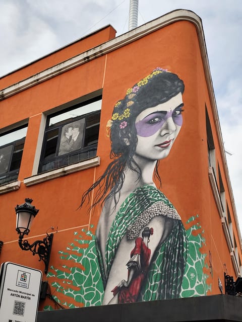 Madrid: Hidden Street Art Tour - Mercado Antón Martín and the art around it