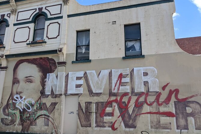 Melbourne Street Art Quest: Self-Guided Urban Story Game - The Collingwood mural is the artistic high point