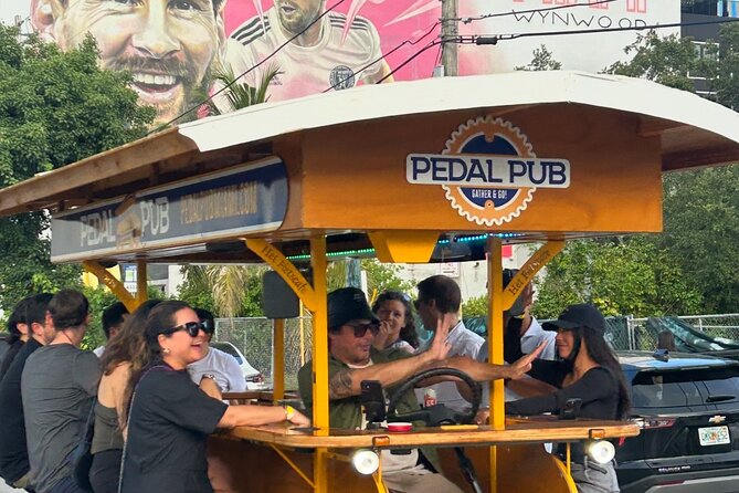 Miami Pedal Pub: Arts District Party Bike Pub Crawl - BYOB, music, and the social side