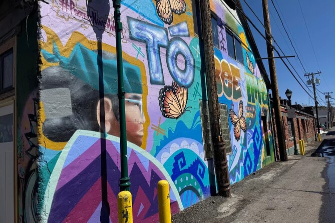 Mural Tour of Historic Downtown Flagstaff - The Sound of Flight and the surprise of looking up