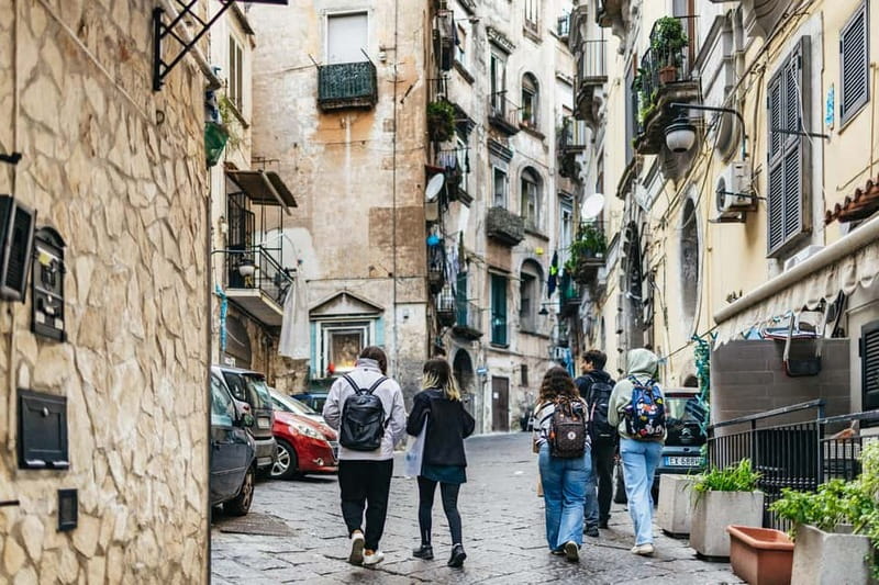 Naples: Spanish Quarters Folk Street Art w/ Sweets Tasting - Pace, access, and practical comfort