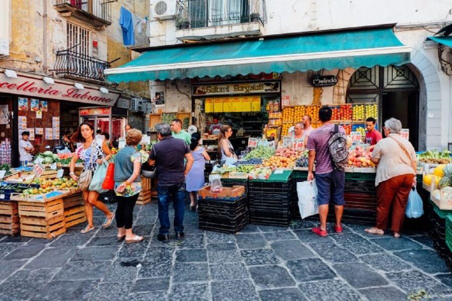 Naples: The Spanish Quarters, Street Art and Local Market - From Gran Caffè Gambrinus to monumental Naples
