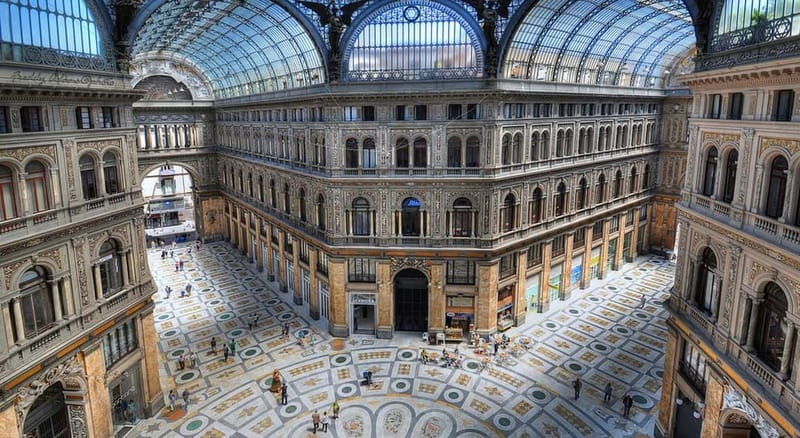 Naples Walking Food Tour: Street Food and Maradona Murales - Galleria Umberto I and the San Carlo area