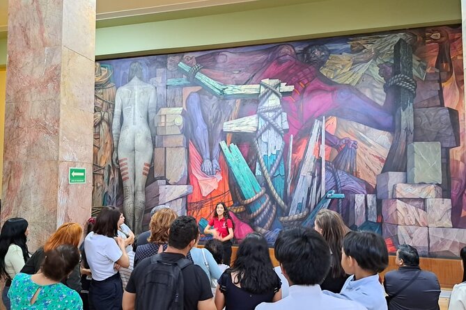 Palace of Fine Arts Mural Tour - Camarena, Orozco, and Rivera’s historical scenes