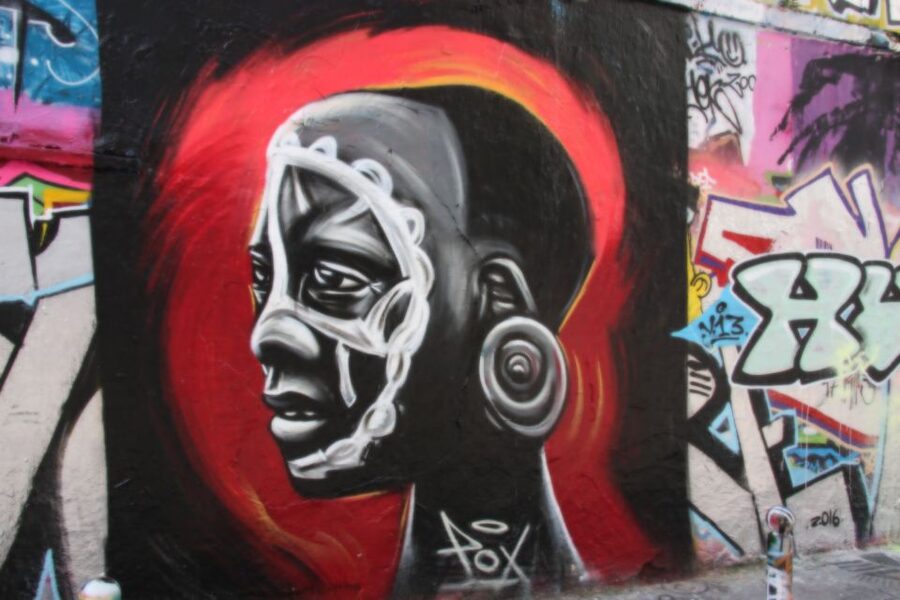 Paris: 2-Hour Street Art Tour - Jérôme Ménagers giant wall fresco