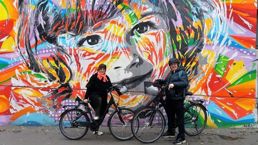 Paris: Street Art Open-Air Museum Bike Tour - Reading the murals instead of just photographing them