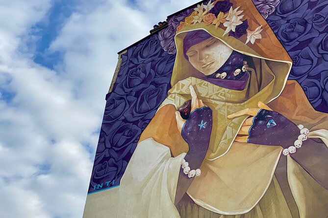 Paris Street Art, smartphone audioguided tour - OBEY’s memorial to the 2015 Paris attacks