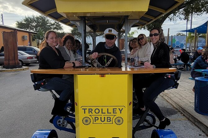 Party Bike through St. Pete with Bar+Mural Stops on Trolley Pub - The guide makes a major difference