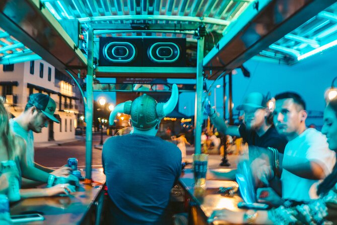 Party Bike through St. Pete with Bar+Mural Stops on Trolley Pub - Music, murals, and street-level St. Petersburg