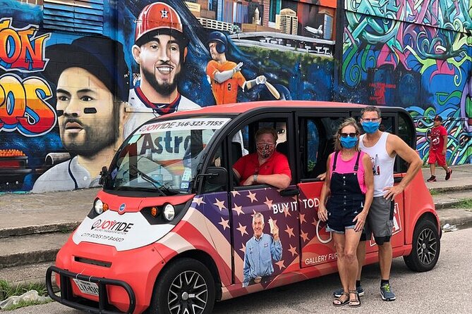 Private 3-in-1 Sightseeing, Brewery, and Mural Tour of Houston by Cart - A quick way to get your Houston bearings