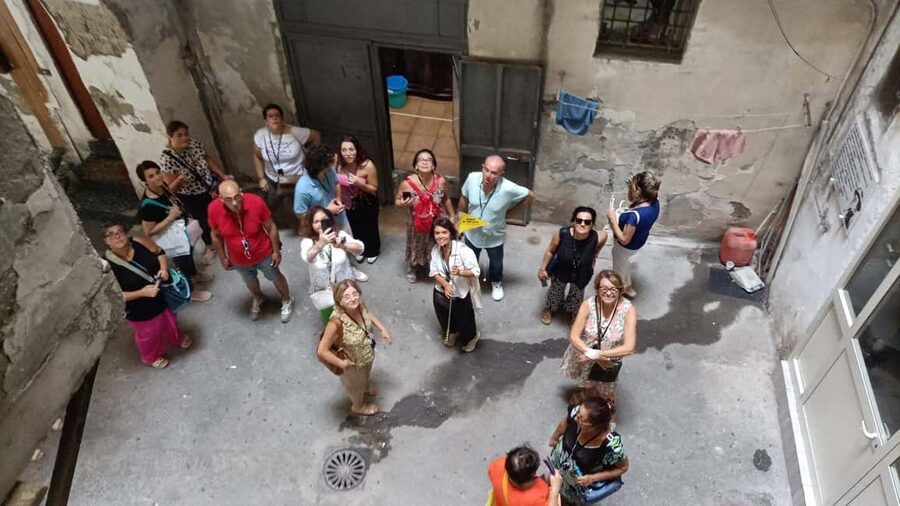 Rione Sanità: tour among street art, architecture, folklore - Palazzo Sanfelice and Naples’ theatrical architecture