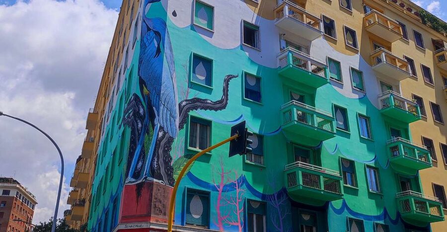 Rome: Ostiense Graffiti and Modern Street Art Walking Tour - Starting beside the Pyramid of Cestius