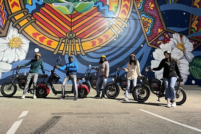 Smart Tour: Dallas Mural E-Bike Tour - The Storm Mural on San Jacinto Street