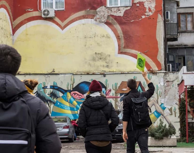 Sofia: Guided Street Art & Stunning Graffiti Walking Tour - Meeting Sofia beneath the Statue