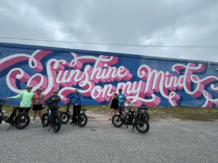 St. Petersburg, FL: Sightseeing & Murals Electric Bike Tour - Albert Whitted Park and the airplane views