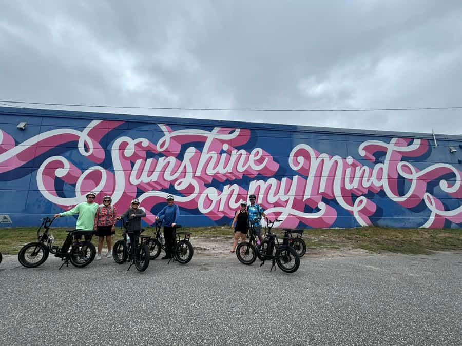 St. Petersburg, FL: Sightseeing & Murals Electric Bike Tour - The new St. Petersburg Pier