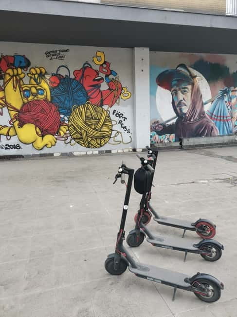 Street Art E Scooter tour - What you can expect at the art stops