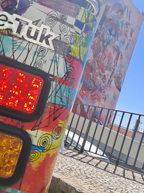 Street Art Lisbon: Tuk Tuk Tour - Graça, where old Lisbon meets large-scale art